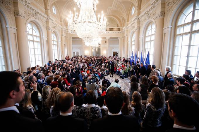 Rekorden obisk Predsednike palae ob slovenskem kulturnem prazniku